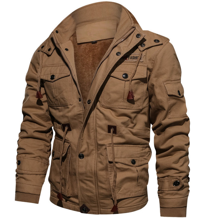 Chaqueta Robusta para Hombres Resistente al Viento y Cálida