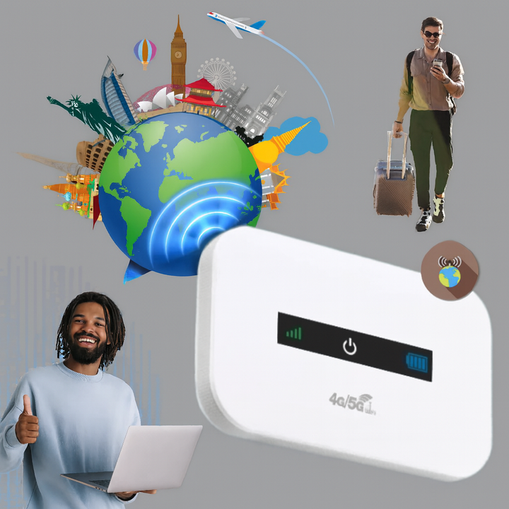 Enrutador Wi-Fi Portátil – Acceso a Internet en Movimiento