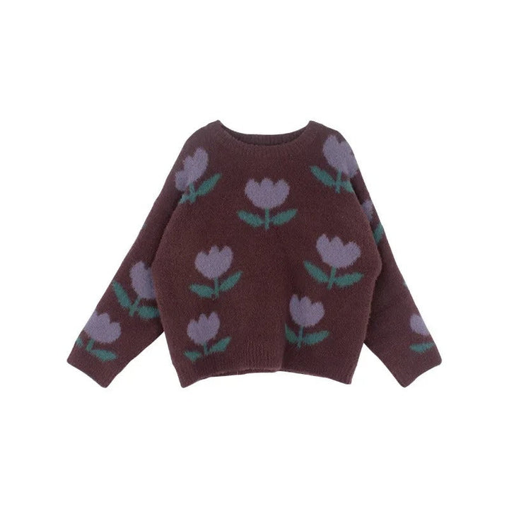 Evdokia  – Jersey con flores para niños