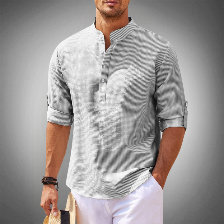 Maurice: elegante camisa de lino para el caballero moderno