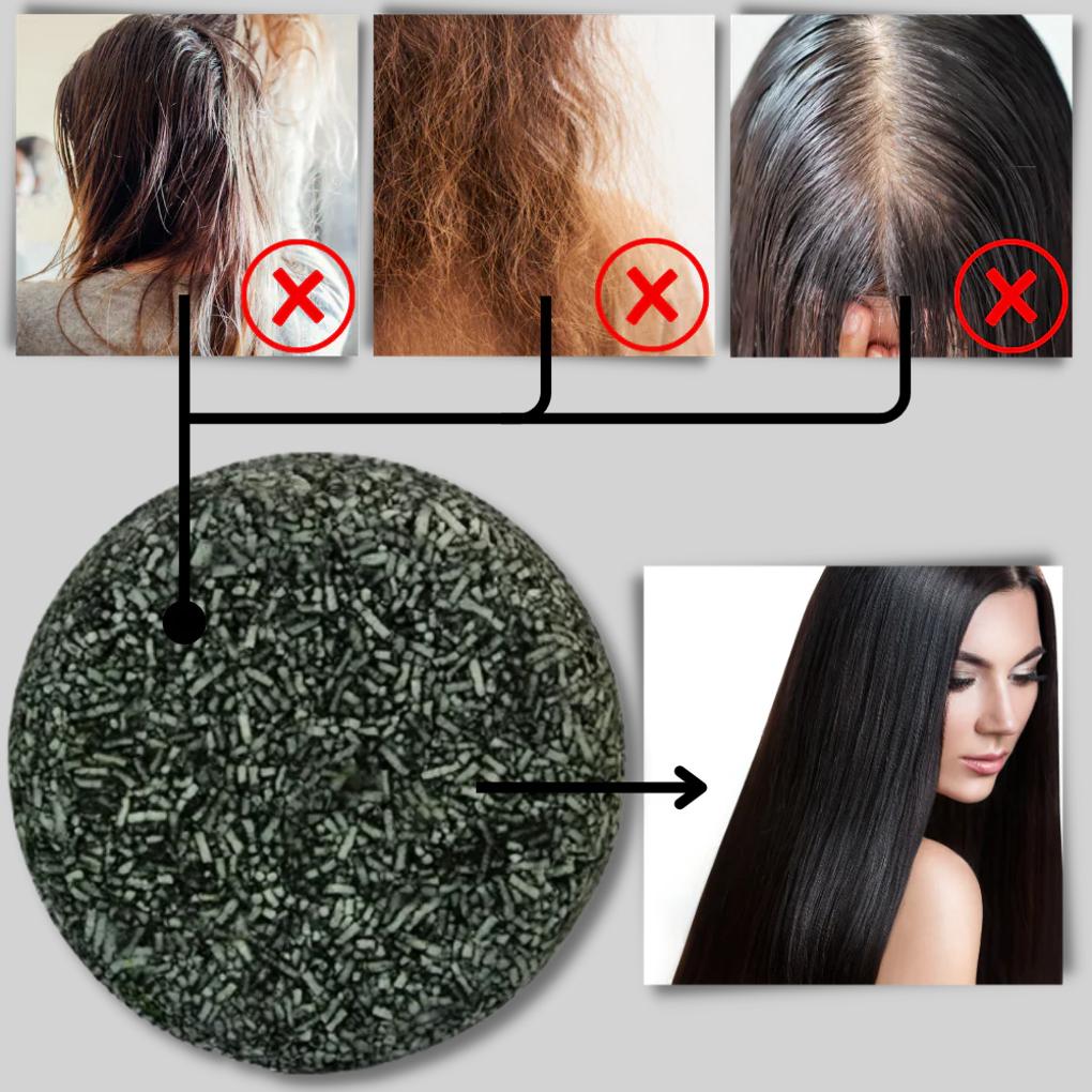 Barra de Champú Sólido Natural 69g – Aclarante para Cabello Blanco