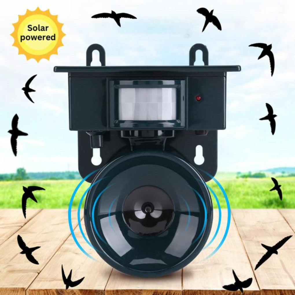 Repelente y Ahuyentador de Aves con Sensor de Movimiento Premium
