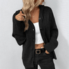 Cardigan de Tricot para Mujeres – Cálido con Botones y Detalle de Puffer