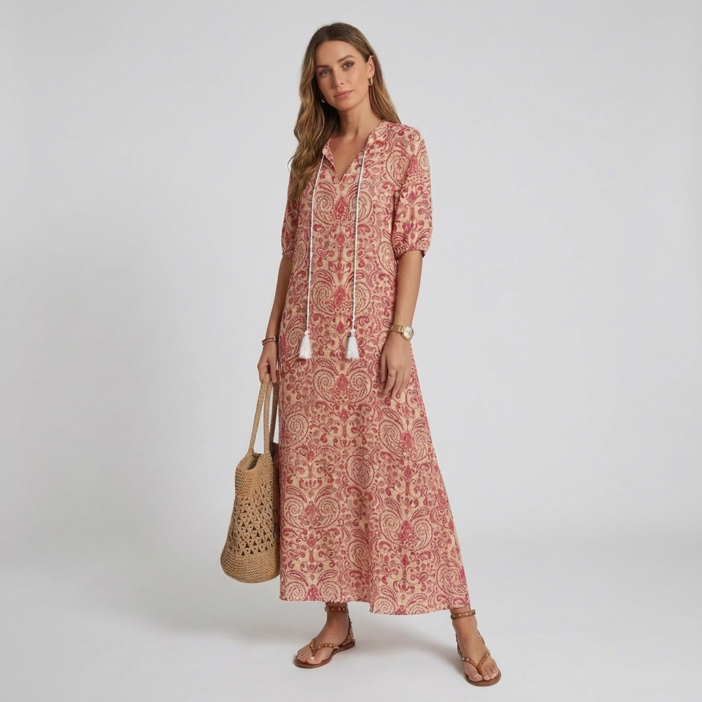 Vestido Maxi Petal Suave