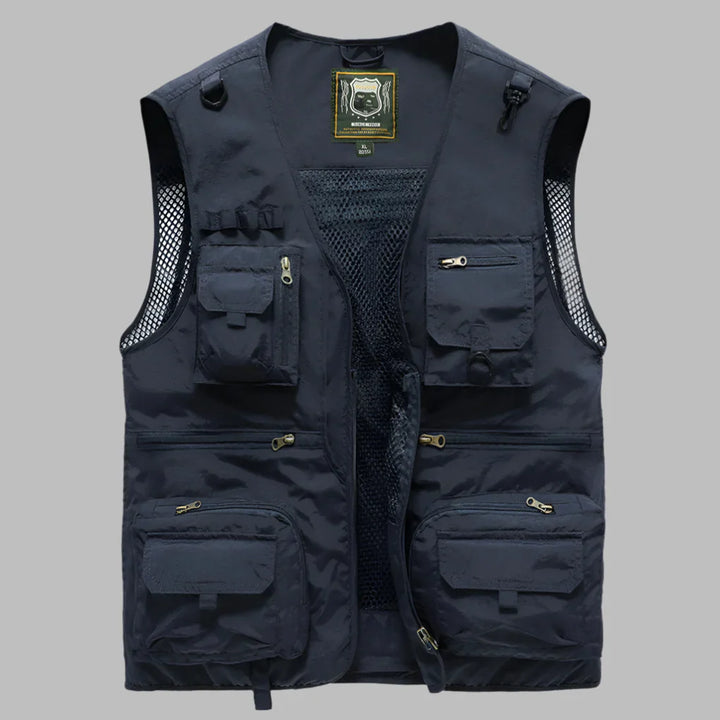 Chaleco de Verano Multi‑Bolsillos para Hombres