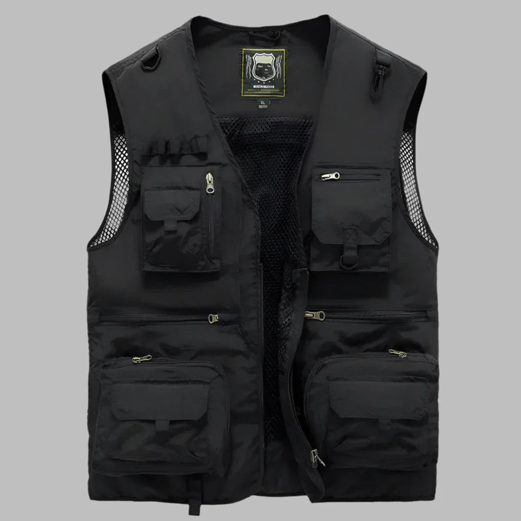 Chaleco de Verano Multi‑Bolsillos para Hombres
