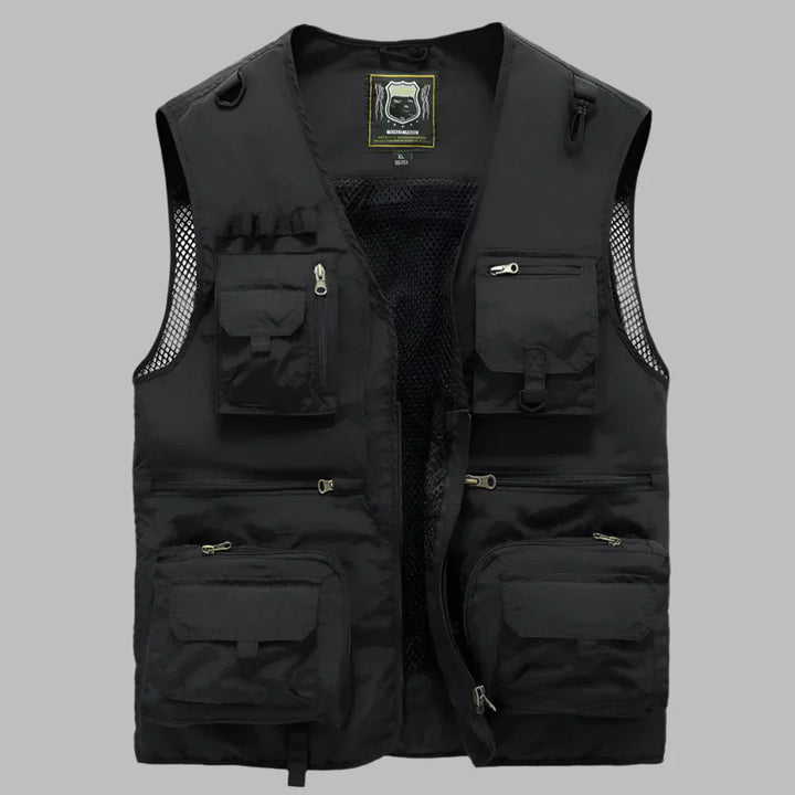 Chaleco de Verano Multi‑Bolsillos para Hombres