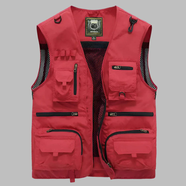 Chaleco de Verano Multi‑Bolsillos para Hombres