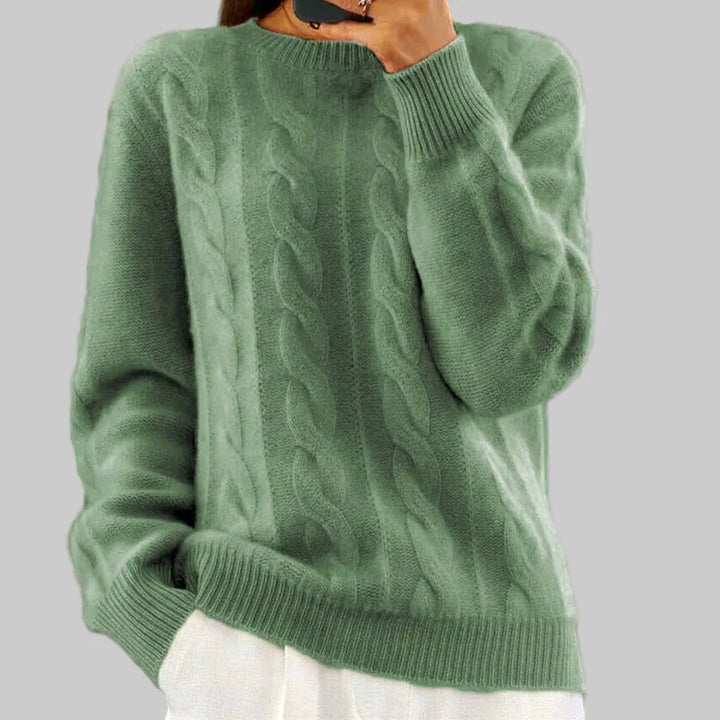 Suéter de Tricot Cálido para Mujeres – Pieza Acogedora para Capas