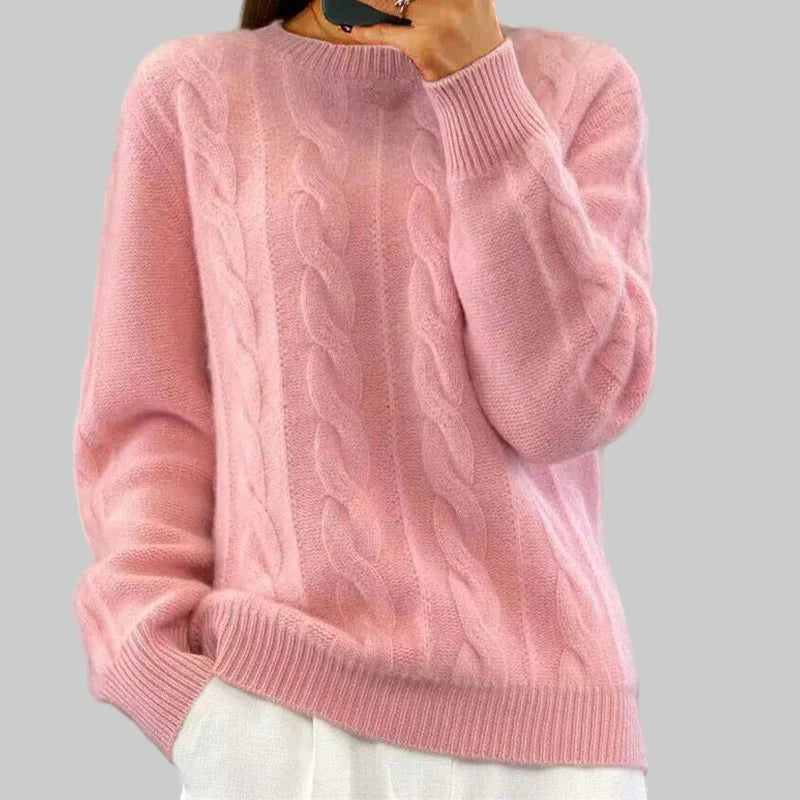 Suéter de Tricot Cálido para Mujeres – Pieza Acogedora para Capas