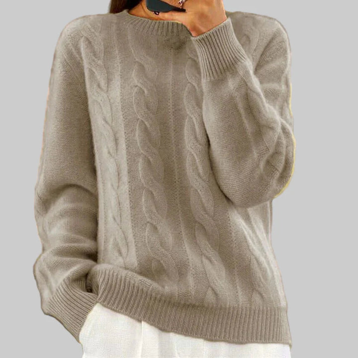 Suéter de Tricot Cálido para Mujeres – Pieza Acogedora para Capas