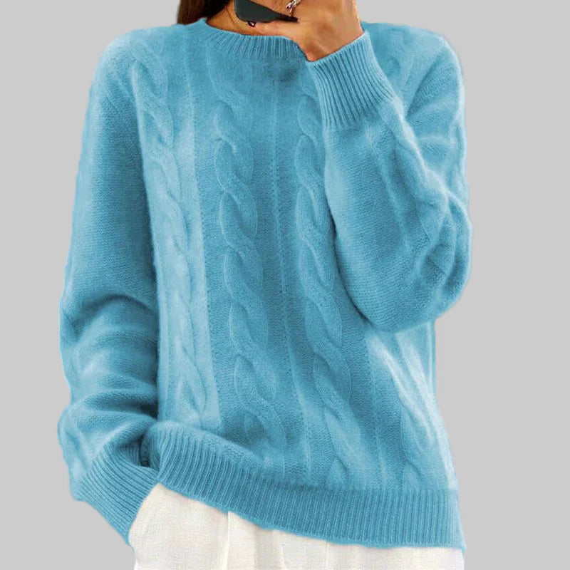 Suéter de Tricot Cálido para Mujeres – Pieza Acogedora para Capas