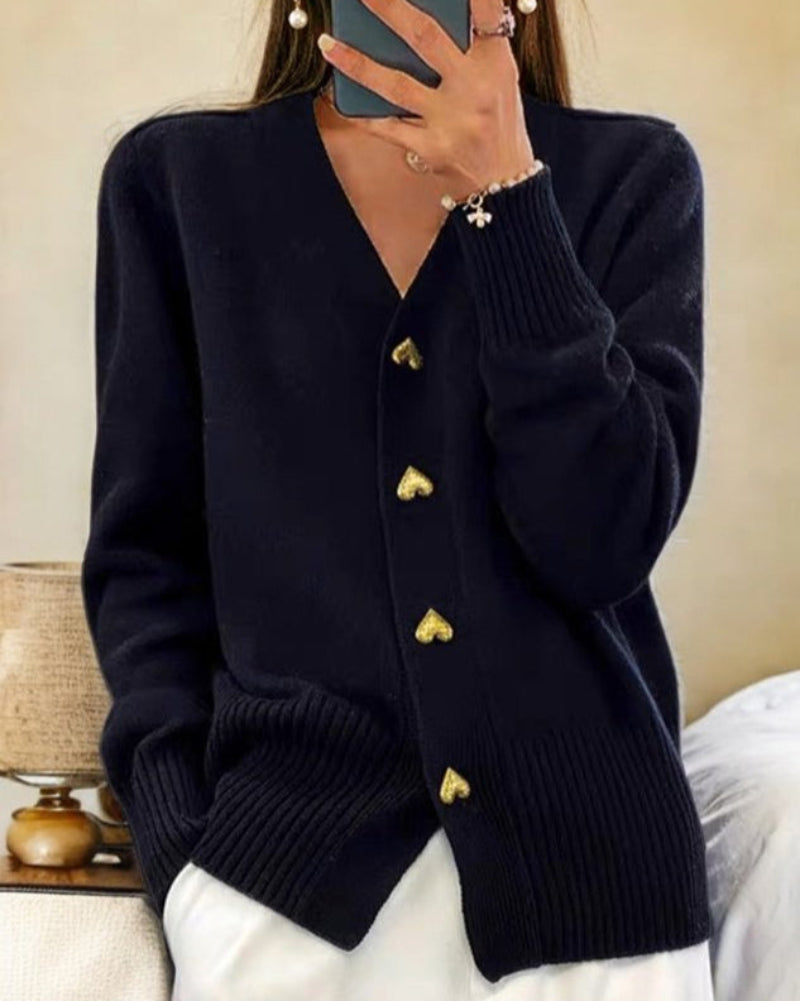 Calidez, Elegancia y Encanto Femenino Intemporal Cardigan