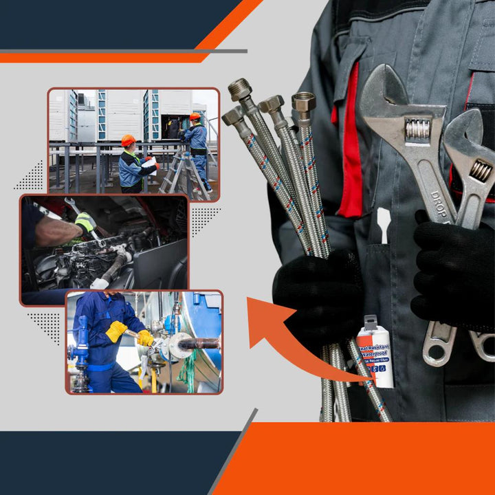 Adhesivo de Reparación Metálica 50g – Fórmula de Unión Impermeable
