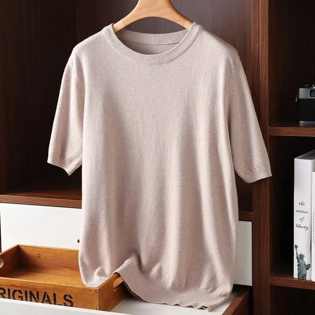 Camiseta de Cuello Redondo para Hombre – Básicos Elevados para Uso Diario