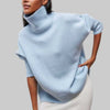 Suéter de Cuello Alto para Mujeres – Capa de Tricot Lista para el Invierno