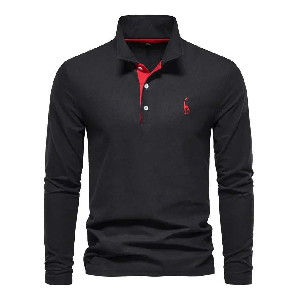 Bastian – Polo de manga larga para hombre