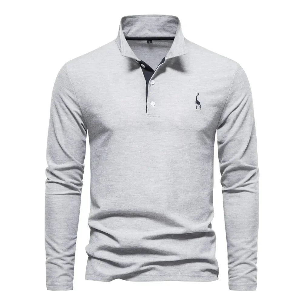 Bastian – Polo de manga larga para hombre