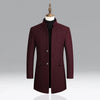 Abrigo Clásico Elegante de Lana para Hombre Capa Formal Timeless