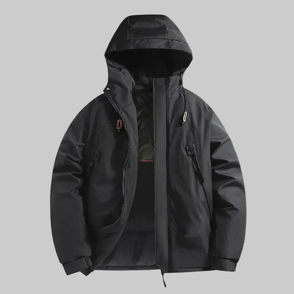 Chaqueta Aislada con Capucha para Hombres