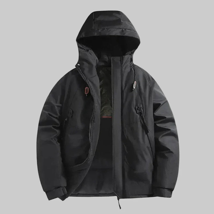 Chaqueta Aislada con Capucha para Hombres