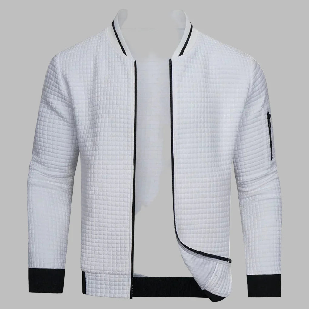 Sudadera con cremallera cómoda y cálida para hombres