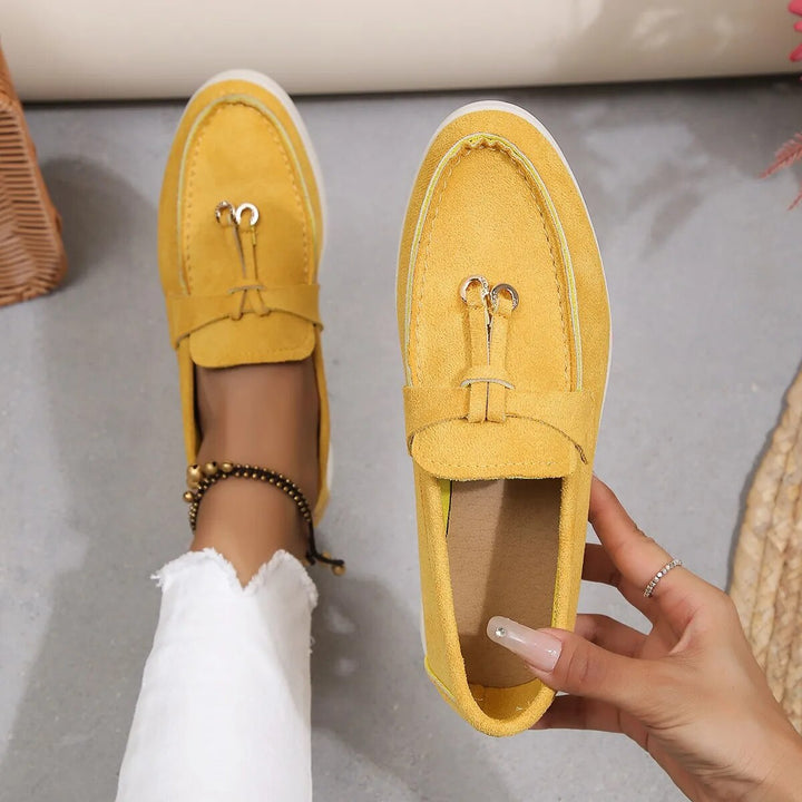 Mocasines cómodos sin cordones para mujer