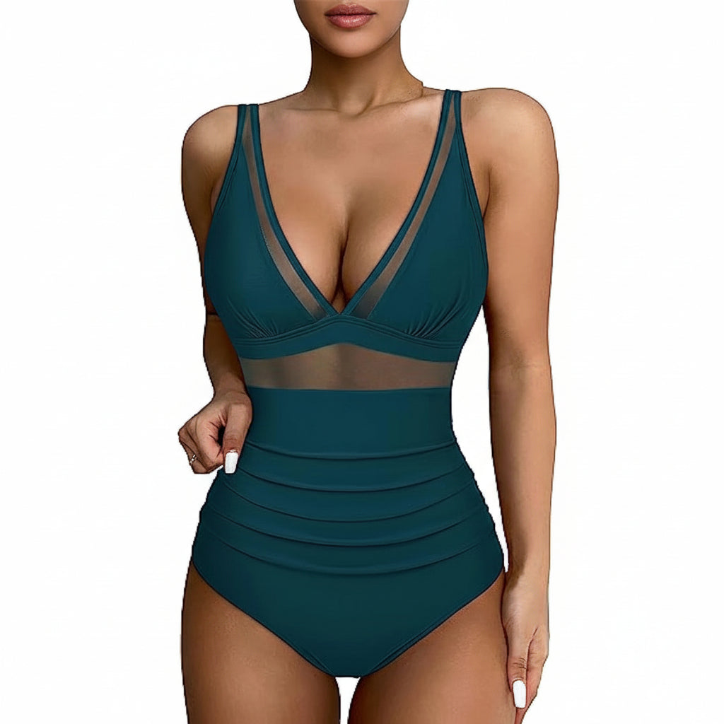 Traje de Baño Elegante de Una Sola Pieza para Mujeres